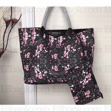 Givenchy Coated Canvas Antigona Shopper Tote Bag 07