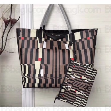 Givenchy Coated Canvas Antigona Shopper Tote Bag 08