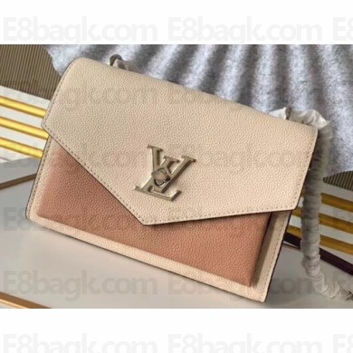 Louis Vuitton Mylockme BB Shoulder Bag M53583 White/Beige