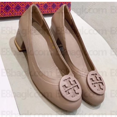 Tory Burch Heel 5cm Minnie Pumps Taro
