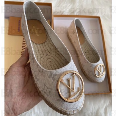 Louis Vuitton Monogram LV Circle Espadrilles White 2020