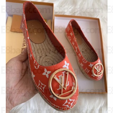 Louis Vuitton Monogram LV Circle Espadrilles Red 2020