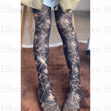 Burberry Monogram Logo Pantyhose Tights