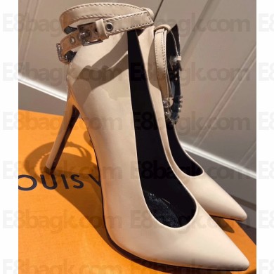 Louis Vuitton Heel 10cm Call Back Pumps Patent Nude 2020