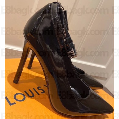 Louis Vuitton Heel 10cm Call Back Pumps Patent Black 2020