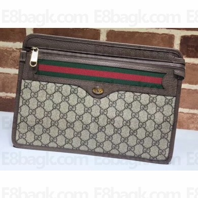 Gucci Web Ophidia GG Pouch Clutch Bag 597619 2020