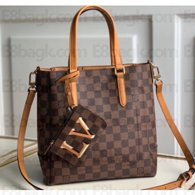 Louis Vuitton Damier Ebene Canvas Belmont PM Bag N60296 Saffron 2020