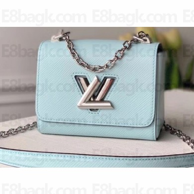 Louis Vuitton Epi Leather Twist Mini Bag Seaside Blue 2020