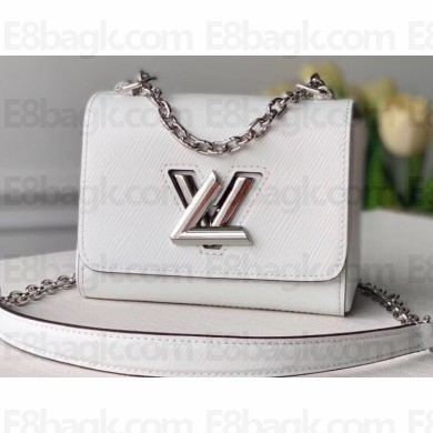 Louis Vuitton Epi Leather Twist Mini Bag M56118 White 2020
