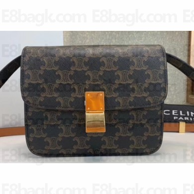 Celine Triomphe Canvas Teen Classic Bag 2020