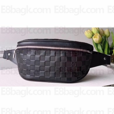 Louis Vuitton Damier Infini Onyx Campus Bumbag Bag N40298 Black 2020