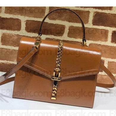 Gucci Sylvie 1969 Small Top Handle 602781 Brown 2020