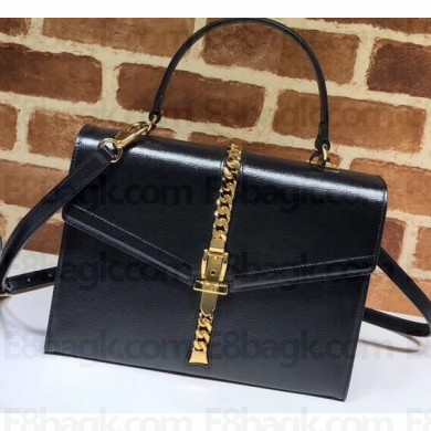 Gucci Sylvie 1969 Small Top Handle 602781 Black 2020