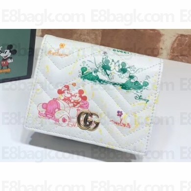 Disney x Gucci GG Marmont Card Case Wallet 616768 2020