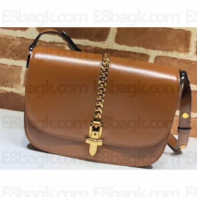 Gucci Sylvie 1969 Small Shoulder 601067 Brown 2020