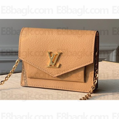Louis Vuitton Mini Mylockme Chain Pochette Bag M69204 Greige Beige 2020