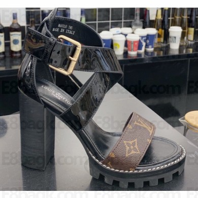 Louis Vuitton Heel 10.5 cm Laureate Platform Sandals 03 2020