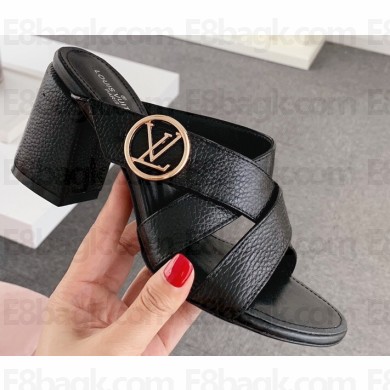 Louis Vuitton Heel 7.5cm Horizon Mules Black 2020