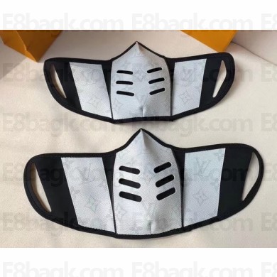 Louis Vuitton Face Mask Monogram White 2020