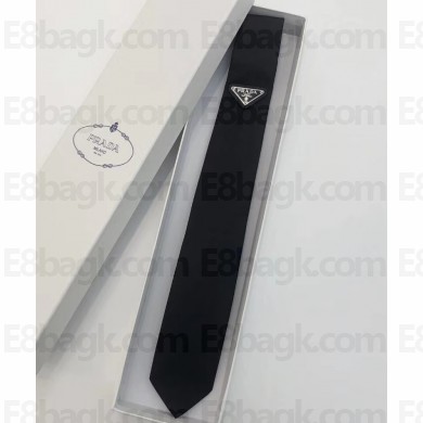 Prada Nylon Gabardine Tie Black 2020