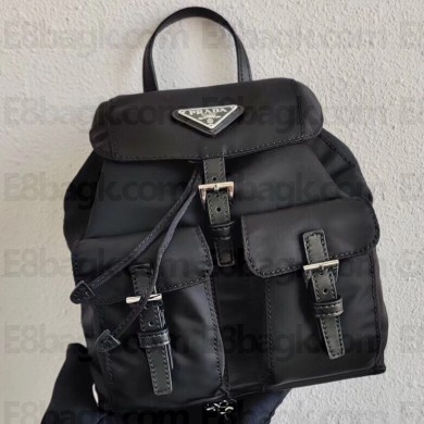 Prada Nylon Mini Backpack Bag 1BH029 Black 2020