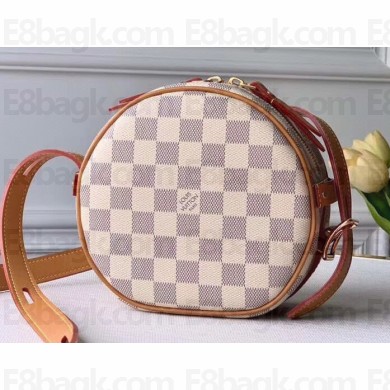 Louis Vuitton Boite Chapeau Souple PM Bag N40333 Damier Azur Canvas 2020