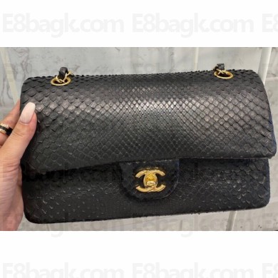 Chanel Python Classic Flap Medium Bag A1112 43