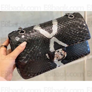 Chanel Python Classic Flap Medium Bag A1112 42