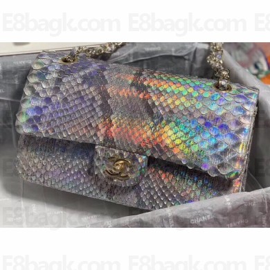 Chanel Python Classic Flap Medium Bag A1112 29