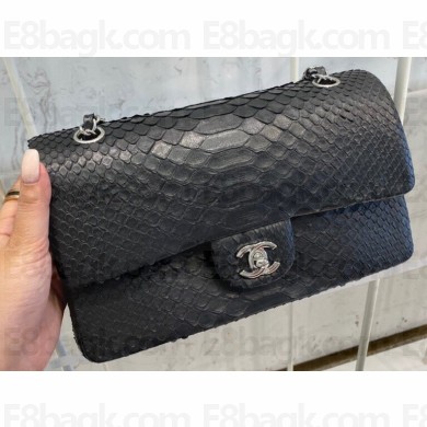 Chanel Python Classic Flap Medium Bag A1112 13