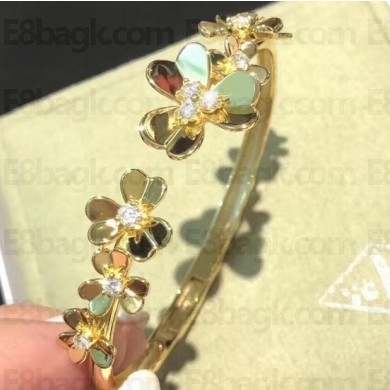 Van Cleef & Arpels Frivole Flowers Bracelet Gold