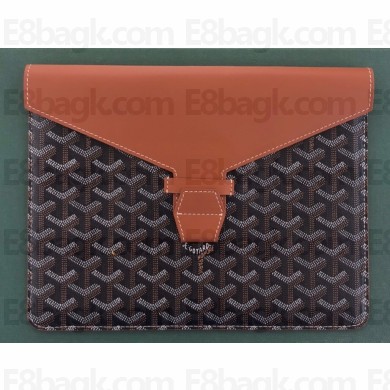 Goyard Camondo 2 Pouch Horizontal Clutch Bag Brown