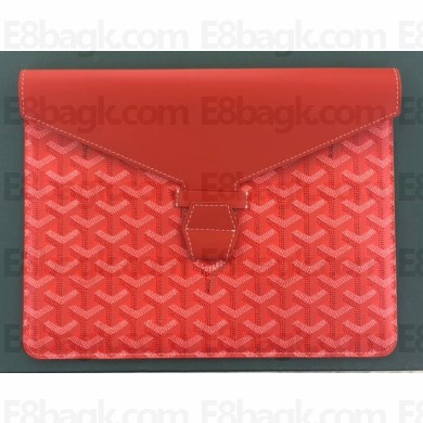 Goyard Camondo 2 Pouch Horizontal Clutch Bag Orange