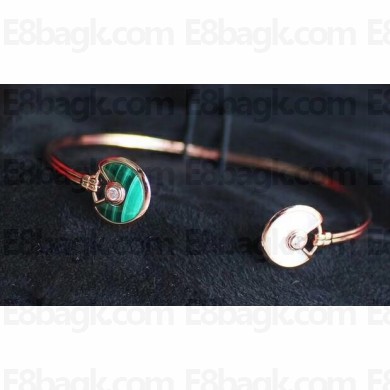 Cartier Amulette Bracelet Green and White