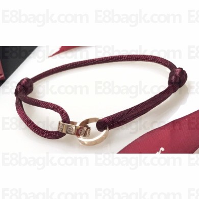 Cartier Burgundy Love Bracelet Pink Gold