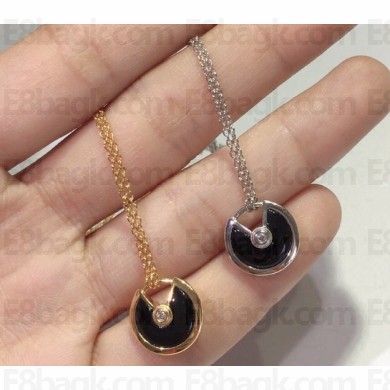 Cartier amulette de necklace Black