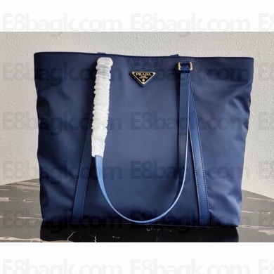 Prada Nylon Tote Bag 1BG291 Blue 2020