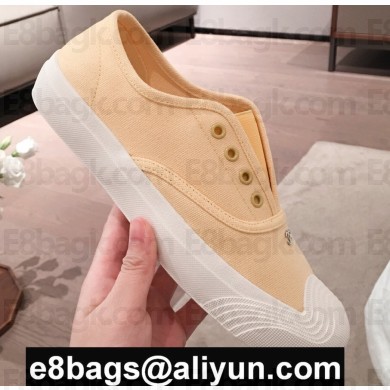 Chanel Vintage Canvas Sneakers Yellow Spring 2020