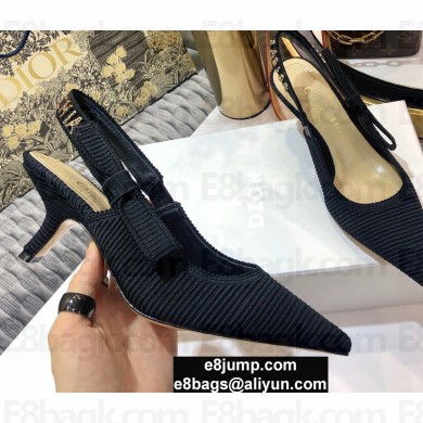 Dior Heel 6.5cm J'Adior x Chiara Ferragni Slingback Pumps Black 2020