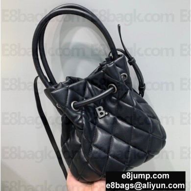 Balenciaga B. Bucket Small Bag Black