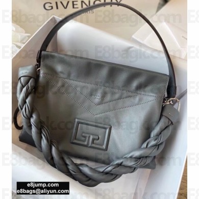 Givenchy Medium ID93 Bag in Smooth Leather Gray 2020