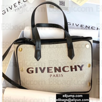 Givenchy Mini BOND Shopper Tote Bag in GIVENCHY Canvas Black 2020