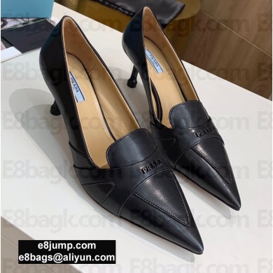 Prada Lettering Logo Pumps Black 2020