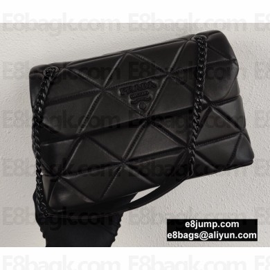 Prada Large Nappa Leather Spectrum Bag 1BD231 Black 2020