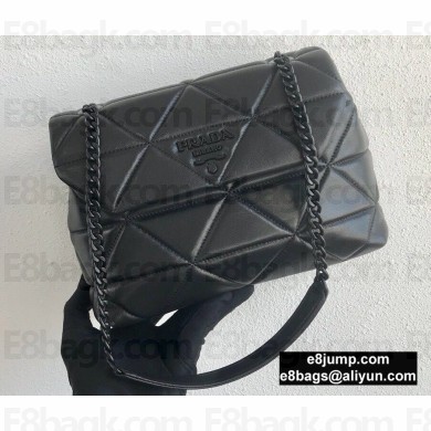 Prada Medium Nappa Leather Spectrum Bag 1BD232 Black 2020