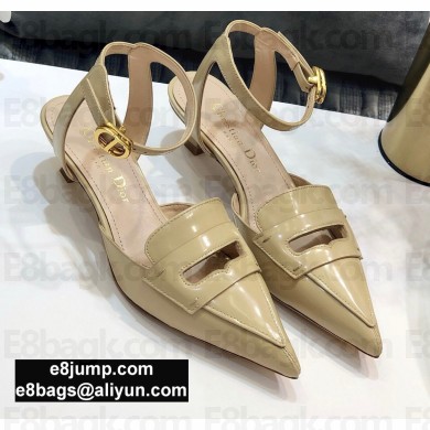 Dior Heel 4cm Boy-D Pumps in Perforated Gradient Calfskin Beige 2020