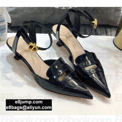 Dior Heel 4cm Boy-D Pumps in Perforated Gradient Calfskin Black 2020