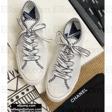 Chanel x Converse Lace-up Logo Sneakers 01 2020