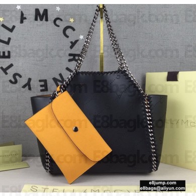 Stella Mccartney Falabella Reversible Tote Small Bag Perforated Black