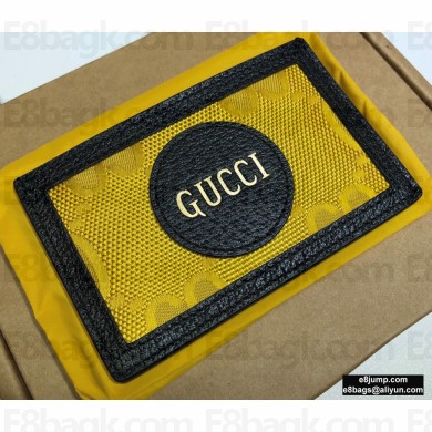 Gucci Off The Grid Card Case 625578 Yellow 2020